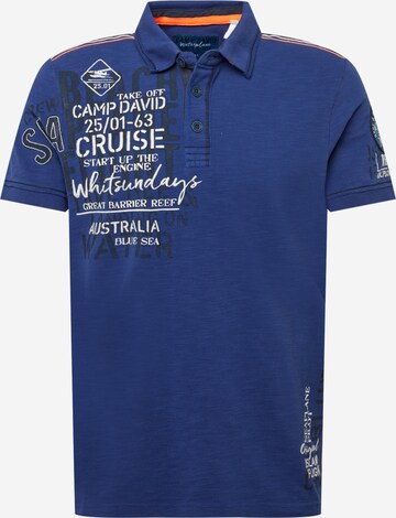 CAMP DAVID Shirt in Blauw: voorkant