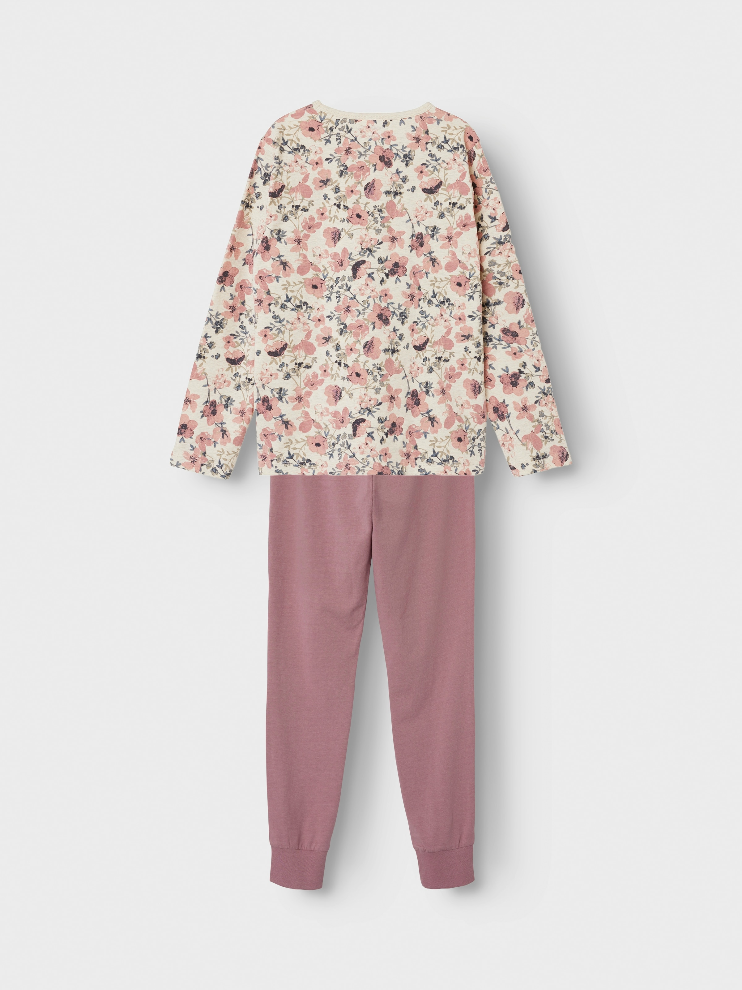 NAME IT Пижама 'Nostalgia Flower' в Ярко-розовый