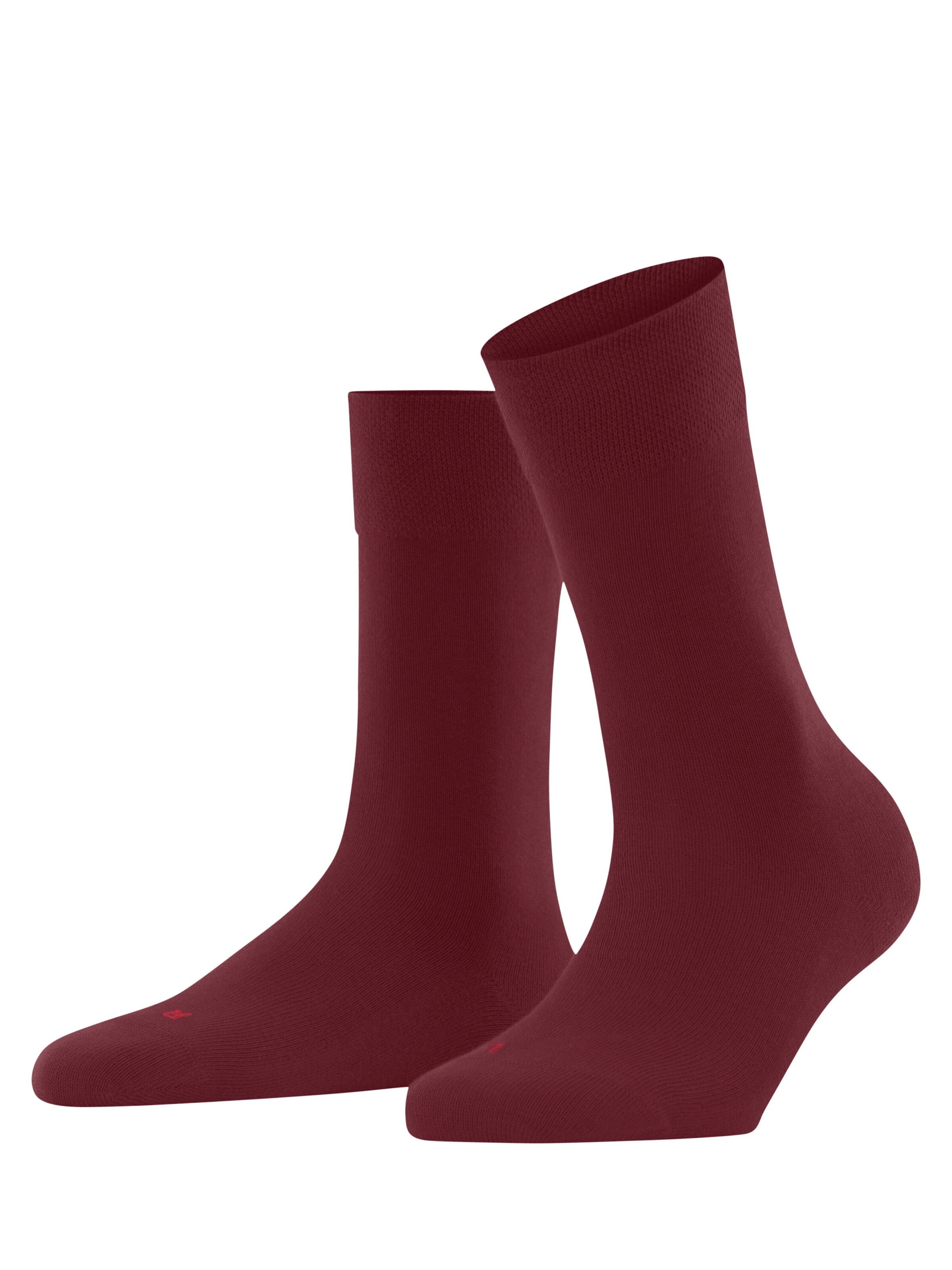 FALKE Socken 'Sensitive London'‌‌‌‌‌‌ in Rot: Vorderseite