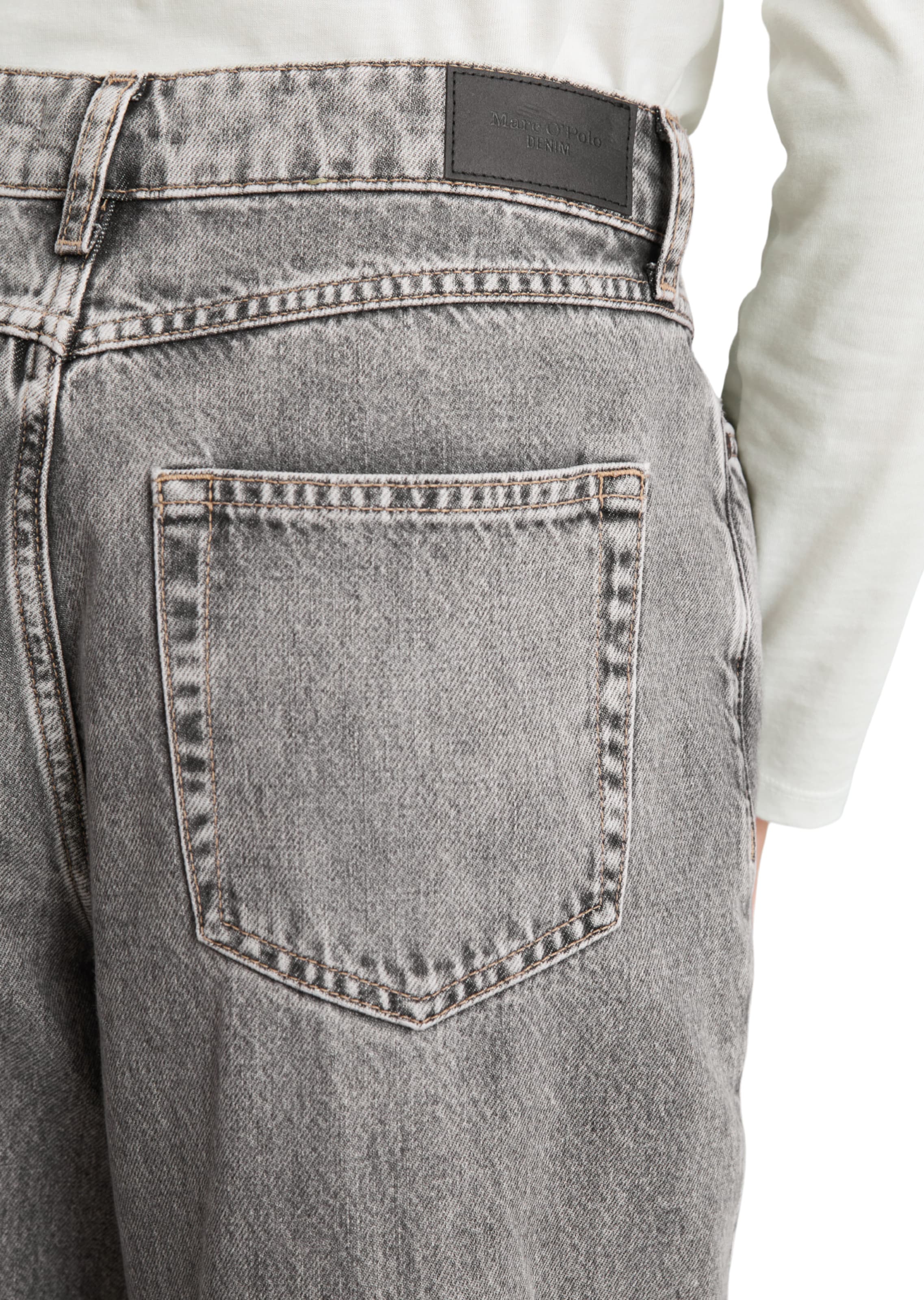 Marc O'Polo DENIM Barrel Jeans 'Stine' in Grau