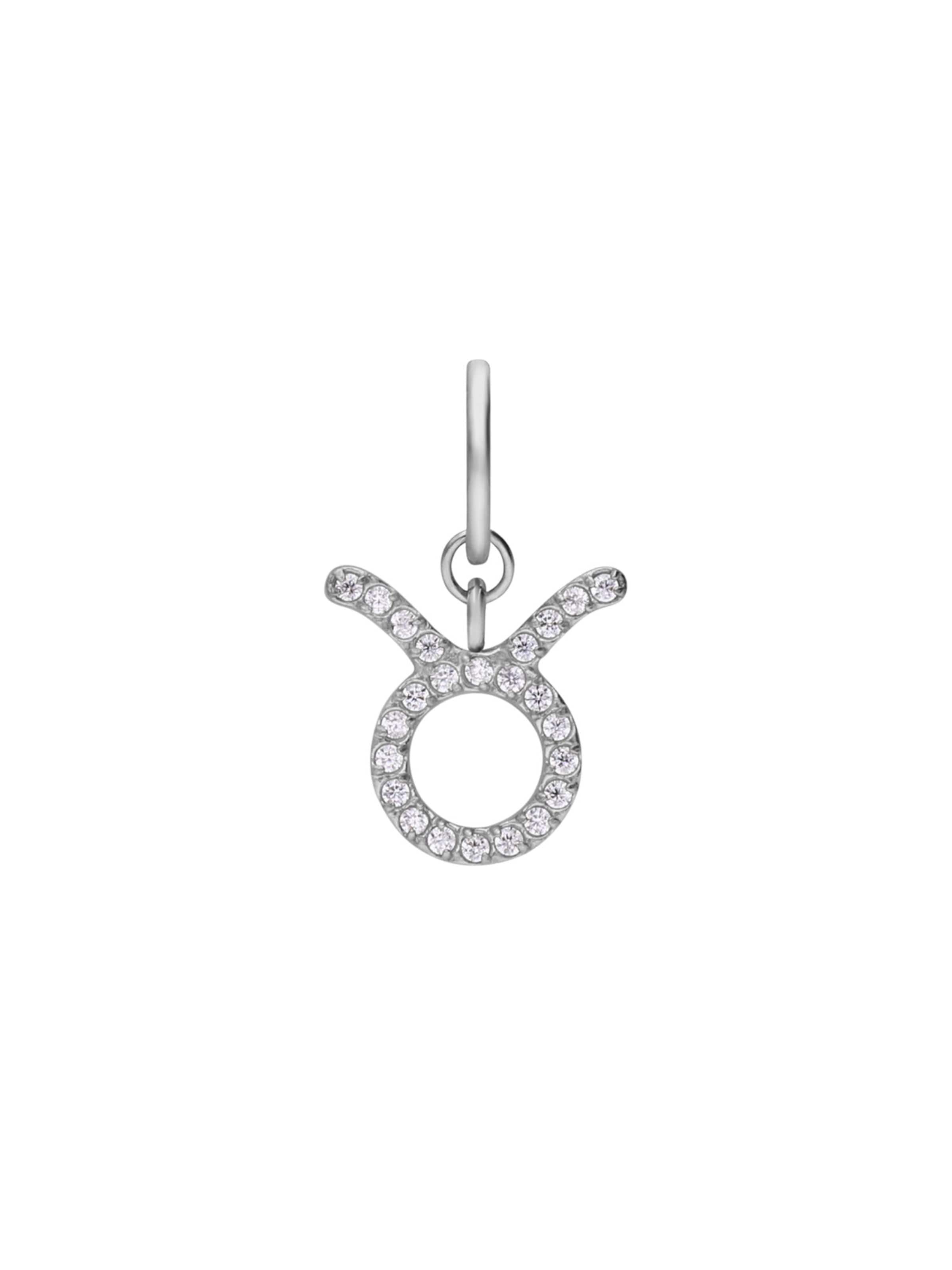 Lucardi Pendant 'Statement' in Silver: front