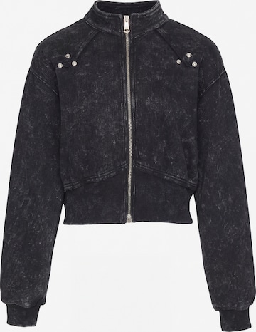 Veste de survêtement myMo ROCKS en noir : devant