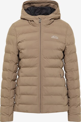 ICEBOUND Winter Jacket in Brown: front