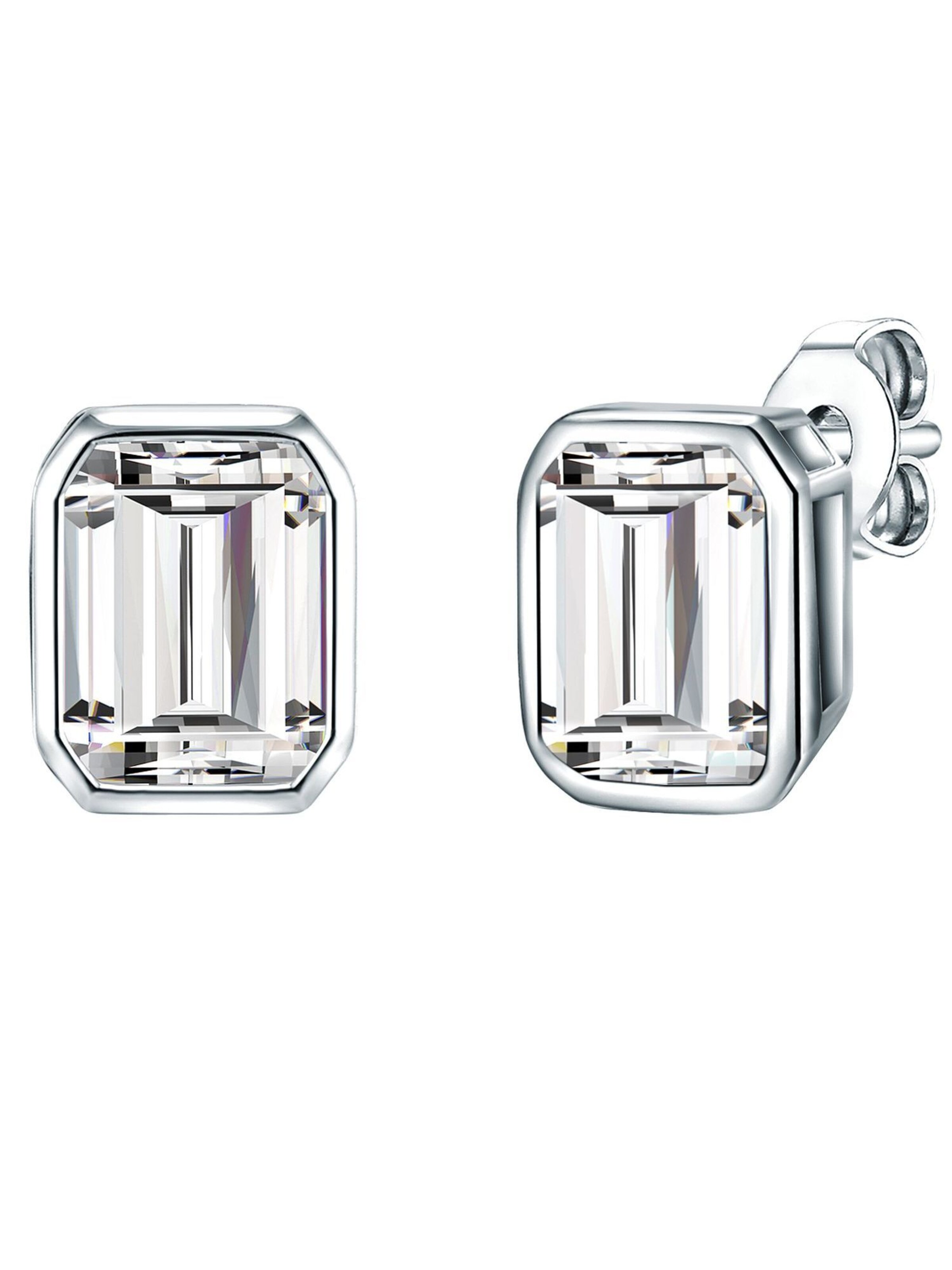 Trilani Ohrringe in Silber: Vorderseite