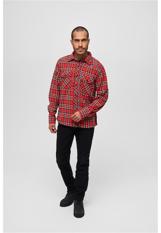 Brandit Regular fit Overhemd in Rood