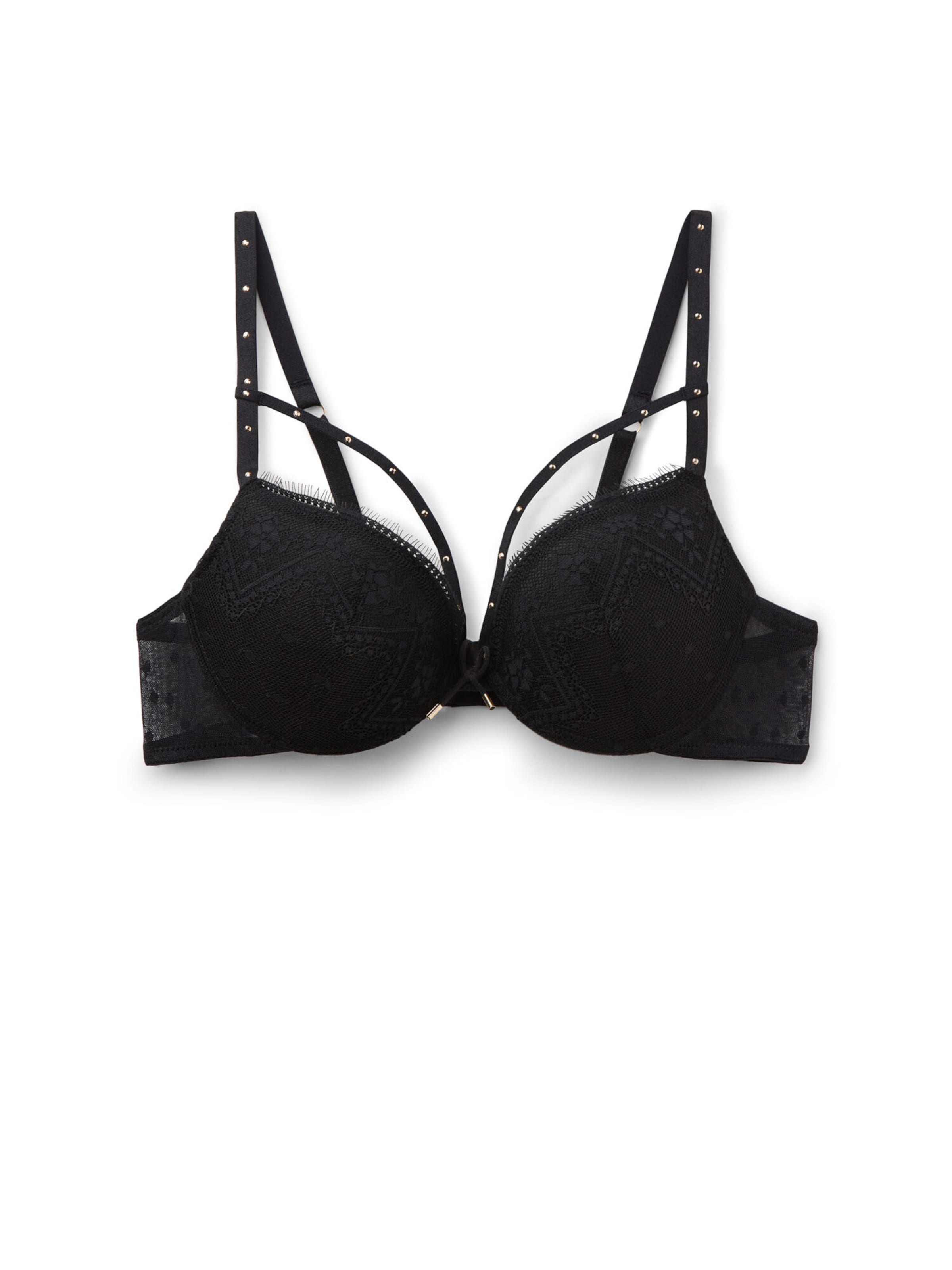 INTIMISSIMI Push-up Bra 'Simona' in Black: front