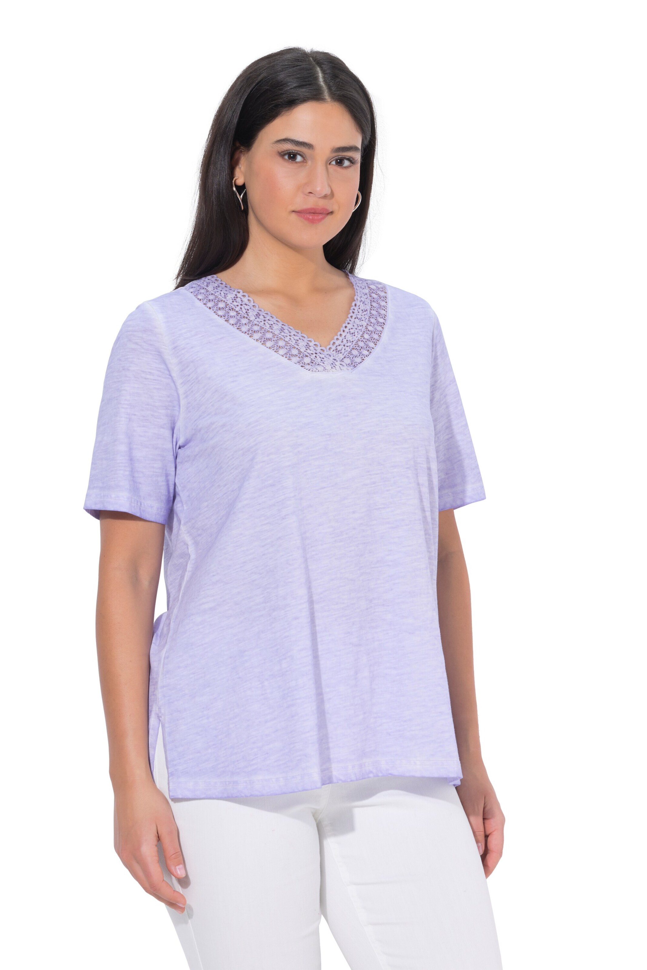 Ulla Popken Shirt in Lila