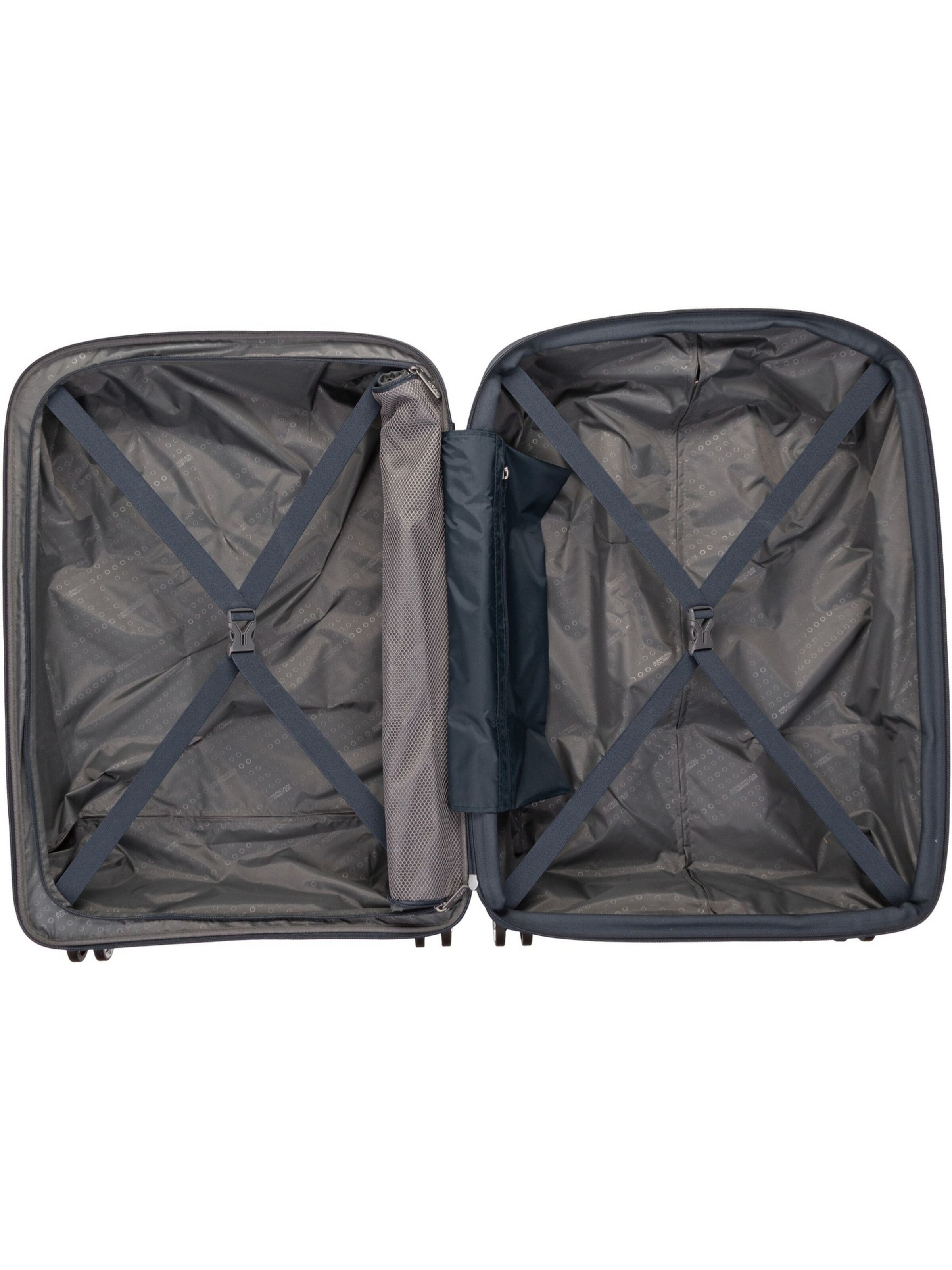 American Tourister Trolley 'Starvibe Spinner 67 EXP' in Blauw