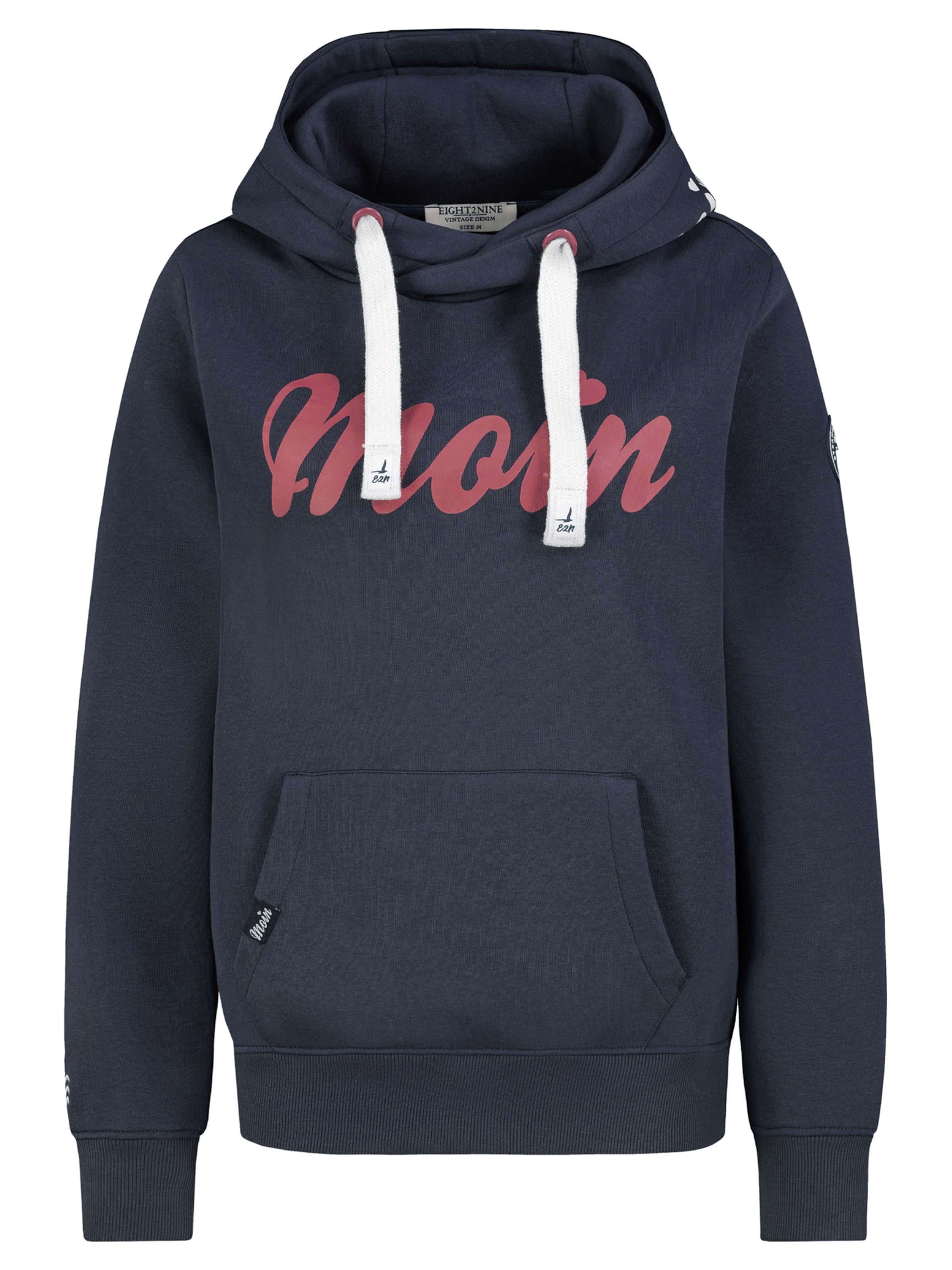 Eight2Nine Sweatshirt 'Küste' in Blau: Vorderseite