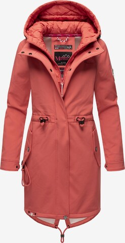 Manteau fonctionnel MARIKOO en rose : devant