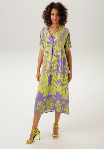 Aniston CASUAL Summer Dress in Purple: front