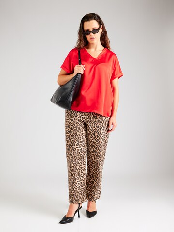 Camicia da donna 'CARBrynja' di ONLY Carmakoma in rosso