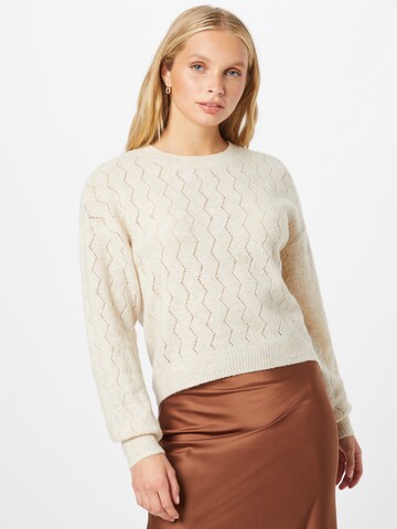 VERO MODA Pullover 'Yen' in Beige: predná strana