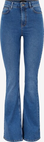 PIECES Flared Jeans 'Peggy' in Blauw: voorkant