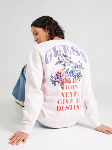 GUESS Sweatshirt i rosa