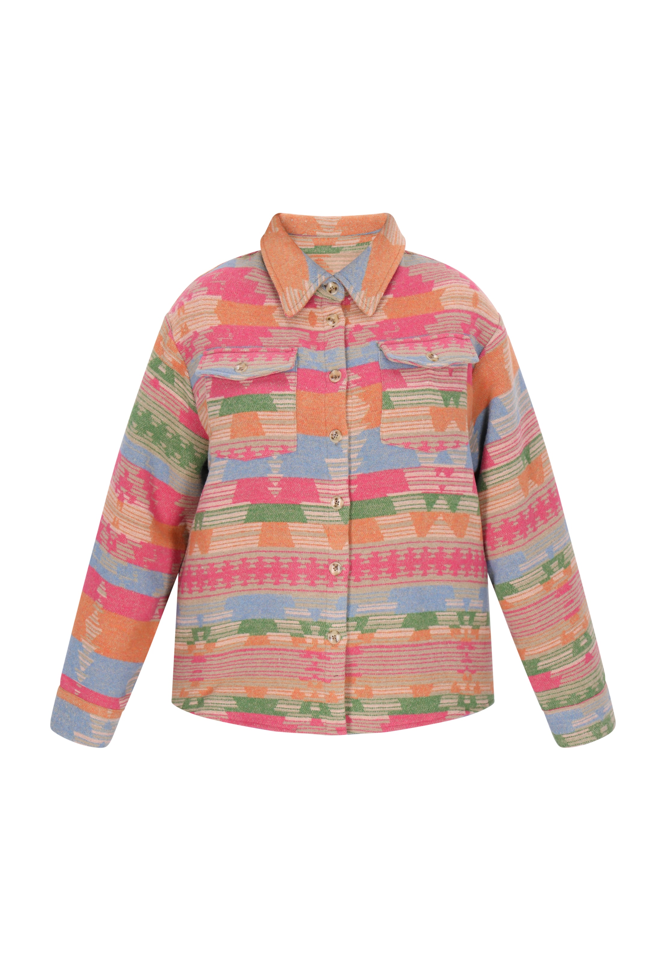 Veste mi-saison ebeeza en mélange de couleurs : devant