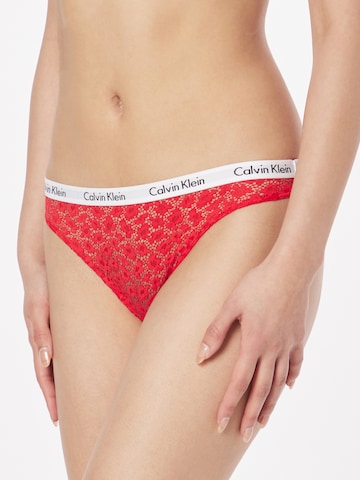 Calvin Klein Underwear Σλιπ σε κόκκινο: μπροστά