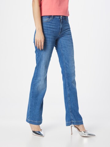 GUESS Wide leg Jeans 'SEXY' in Blauw: voorkant
