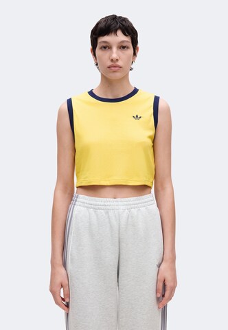 ADIDAS ORIGINALS Topp 'Heather', värv kollane: eest vaates