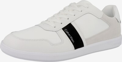 Calvin Klein Σνίκερ χαμηλό σε ανοικτό μπεζ / μαύρο / λευκό, Άποψη προϊόντος