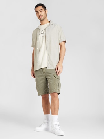 Only & Sons Slim fit Overhemd 'ALVARO' in Beige