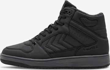 Hummel High-Top Sneakers in Black: front