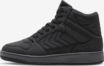 Hummel High-Top Sneakers in Black: front