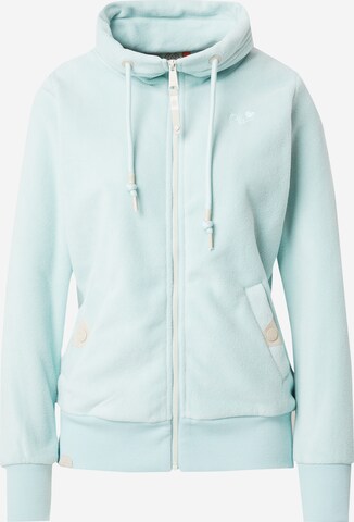 Ragwear Fleece Jacket 'RYLIE' in Blue: front