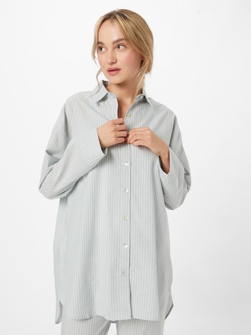 Chemise de nuit Marc O'Polo en bleu : devant