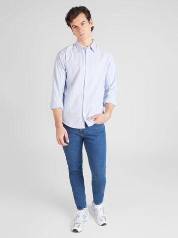 rag & bone Regular fit Button Up Shirt in Blue