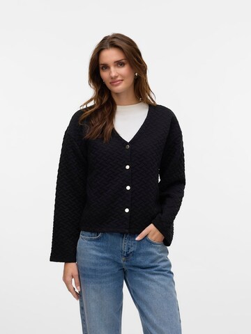 VERO MODA Sweat jacket 'VMVINNIE' in Black: front