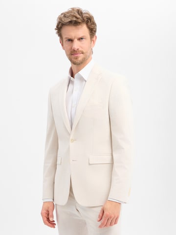 Coupe regular Veste de costume ' Steven ' Finshley & Harding en beige : devant