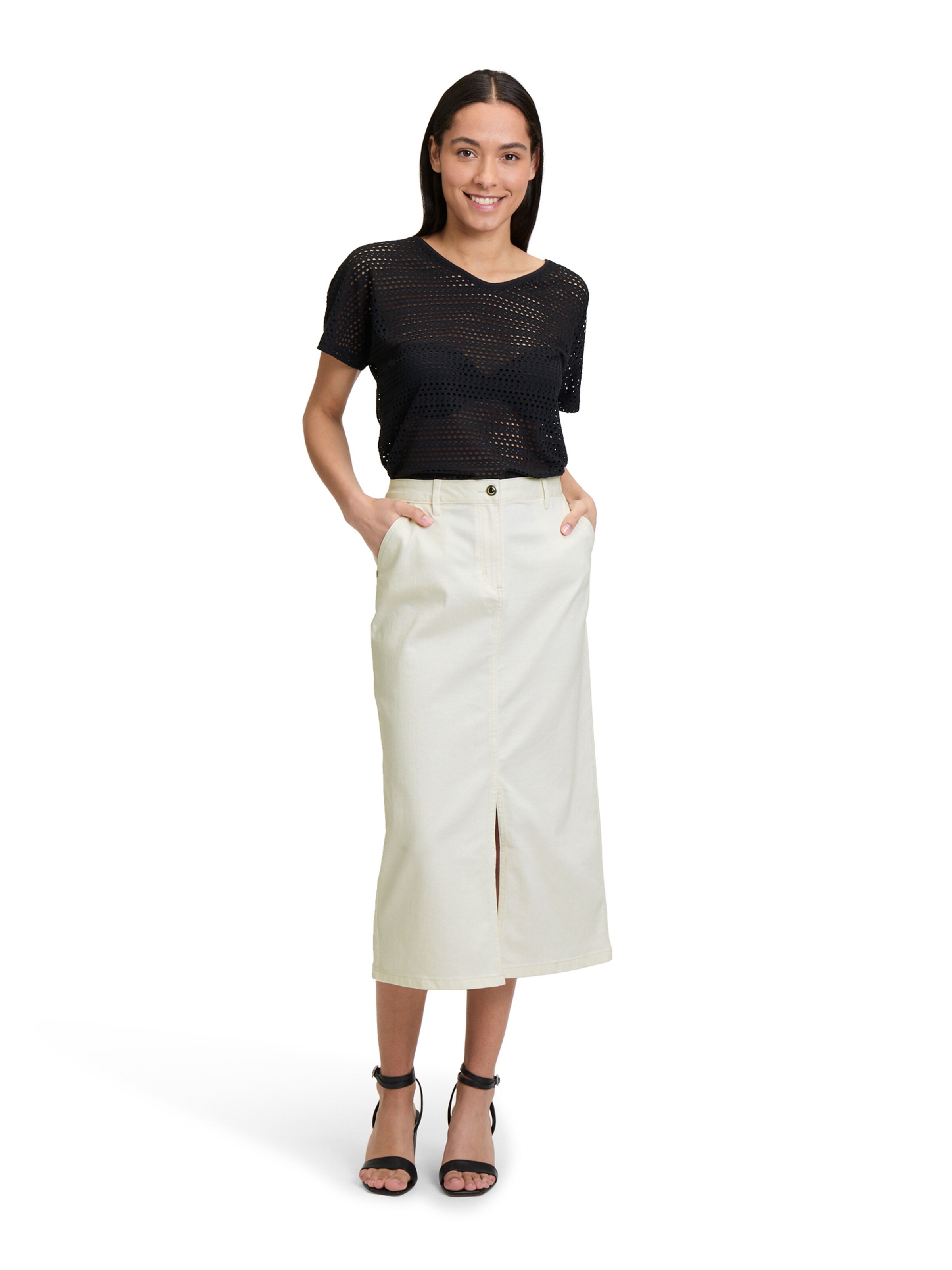 Jupe Betty Barclay en beige