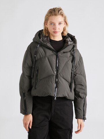 No. 1 Como Between-Season Jacket 'Frya' in Grey: front