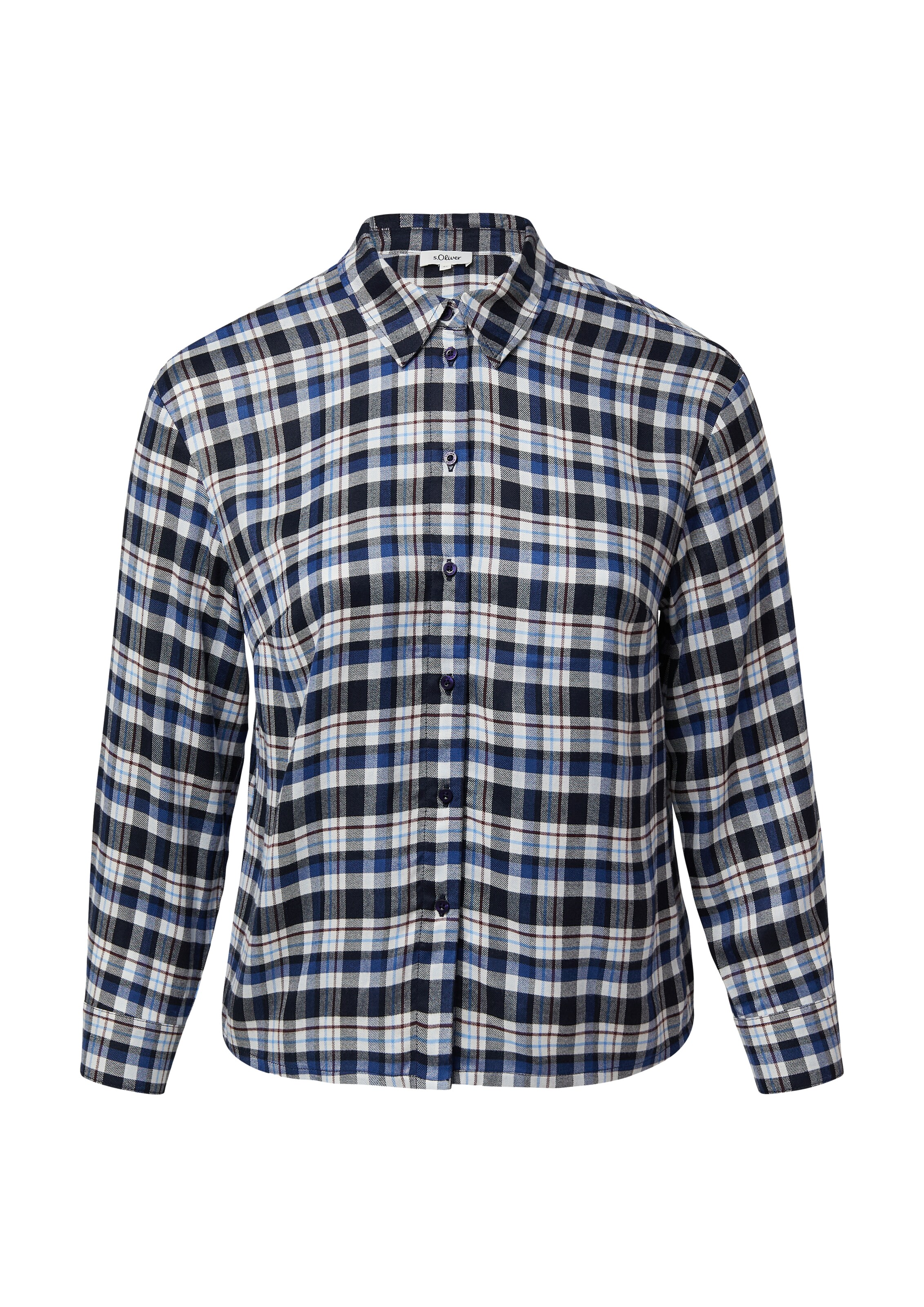 s.Oliver Red Label Plus Blouse in Blue: front