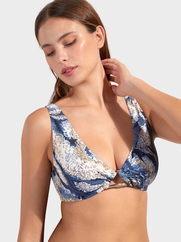 Bustier Hauts de bikini 'SELENA' PAIN de SUCRE en mélange de couleurs : devant