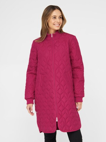ILSE JACOBSEN Between-seasons coat 'ART06' in Red: front