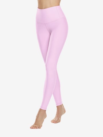WinshapeSkinny Sportske hlače 'HWL117C' - roza boja: prednji dio