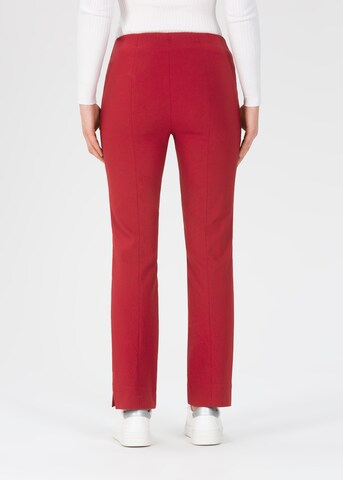 STEHMANN Regular Pants 'INA' in Red