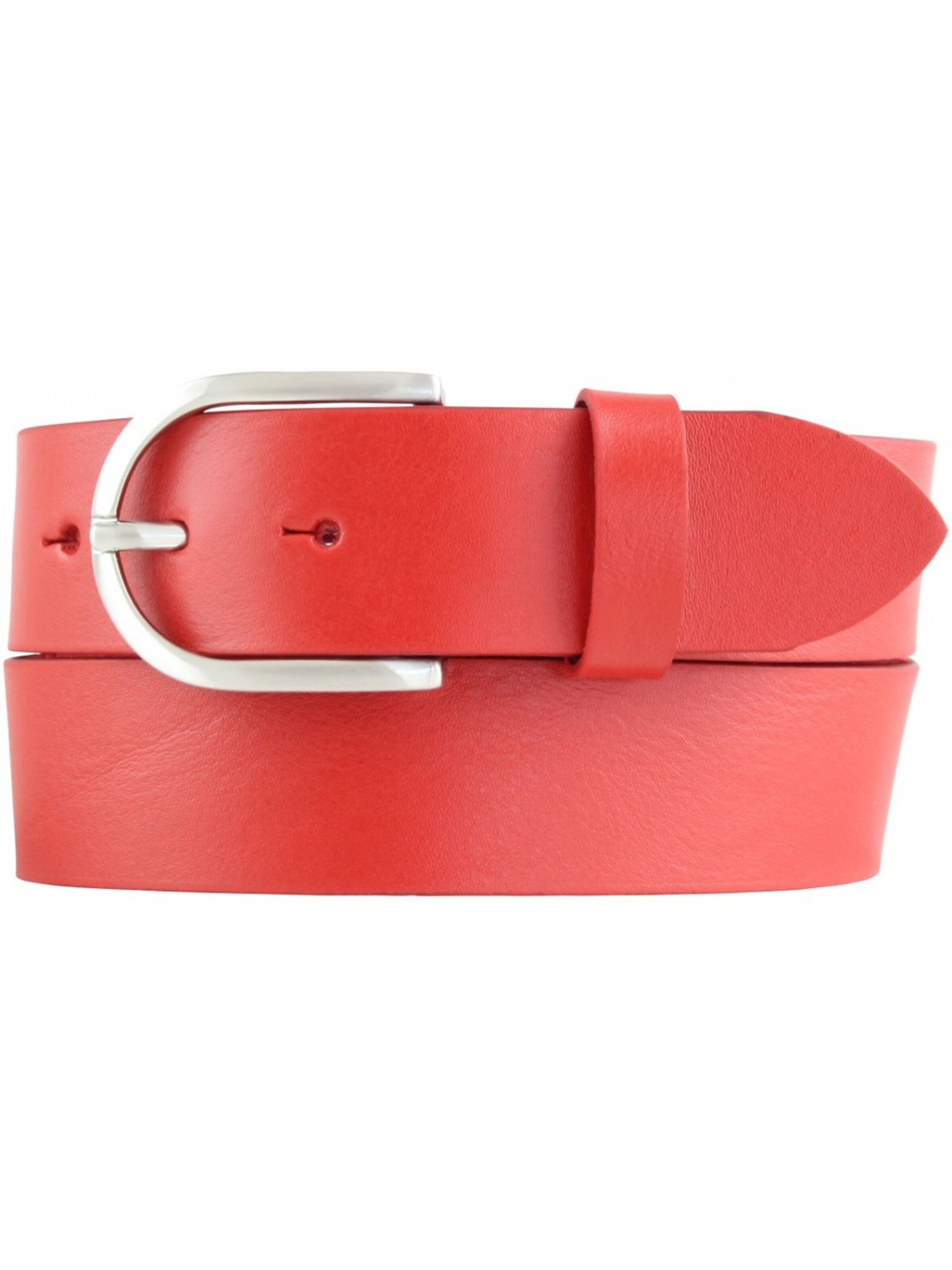 BELTINGER Gürtel 'Viterbo'‌‌‌ in Rot: Vorderseite