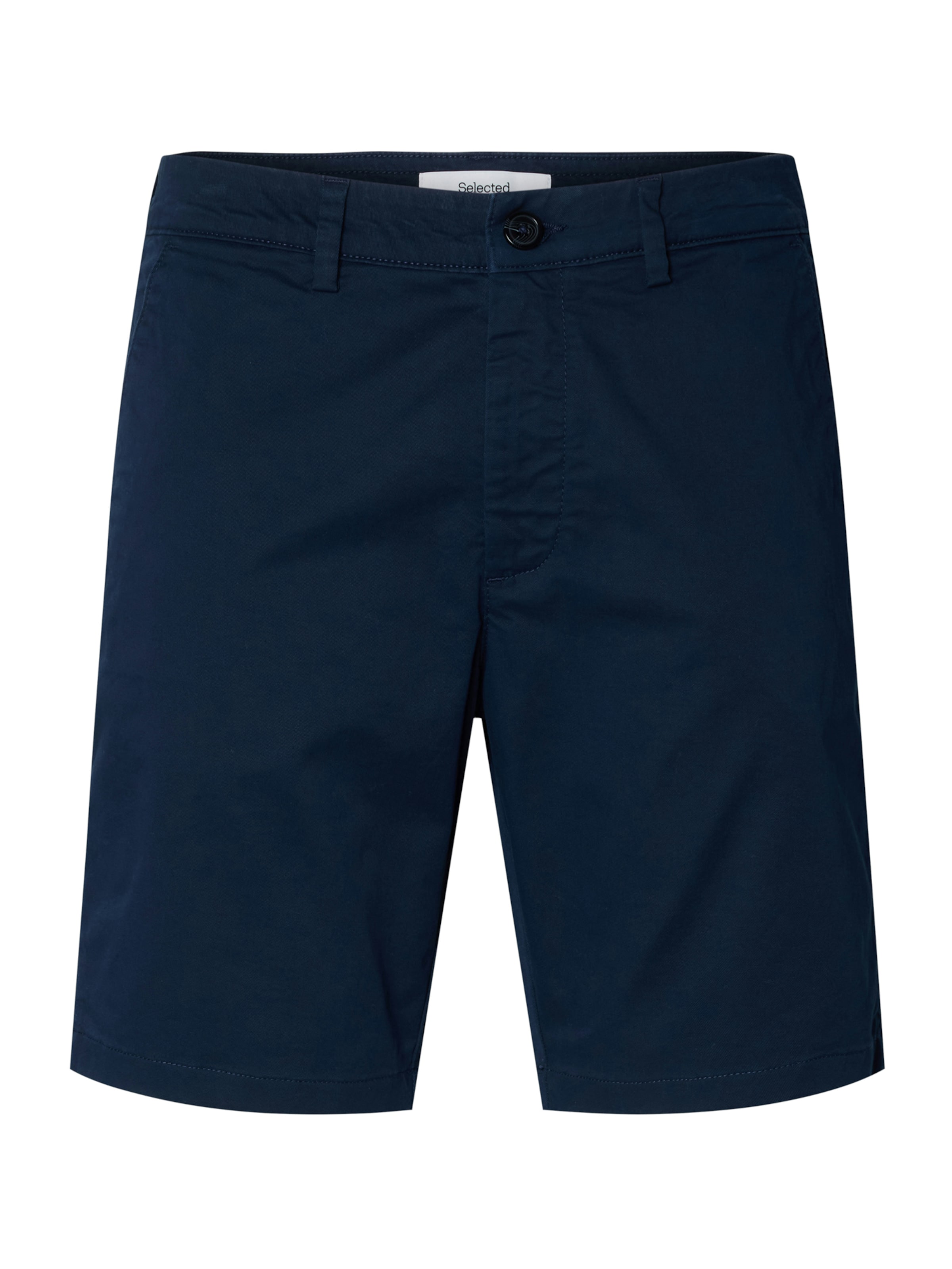 SELECTED - Slimfit Pantalón chino 'SLHPOUL' en azul: frente