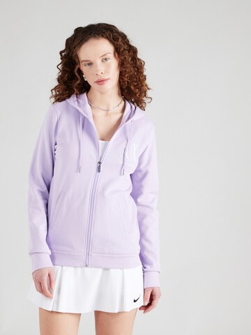 ARMANI EXCHANGE Zip-Up Hoodie '8NYM22' in Purple: front