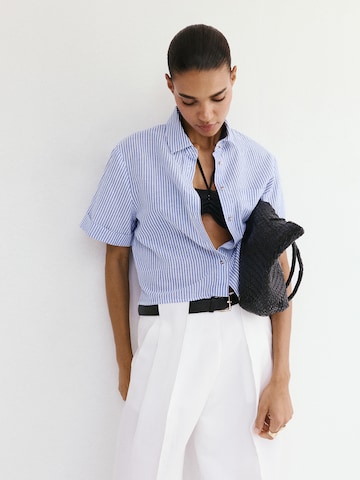 MANGO Bluza 'MANELI' | modra barva: sprednja stran
