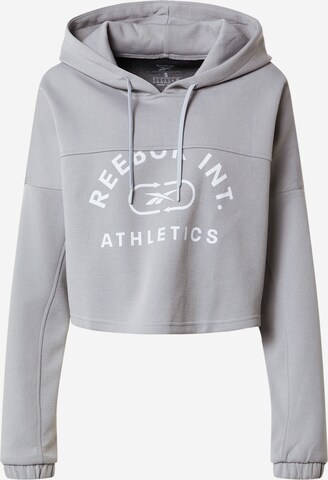 Reebok Athletic Sweatshirt in Grey: front