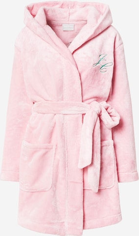 Juicy Couture - Albornoz corto en rosa: frente