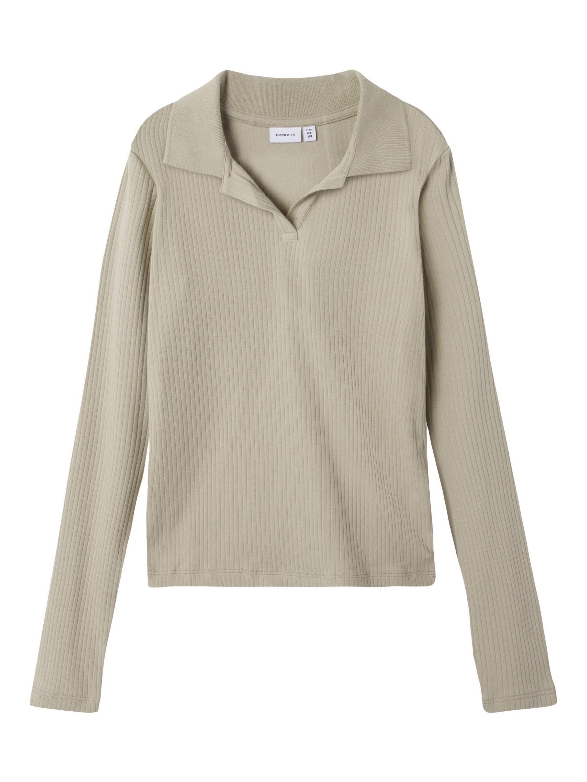 NAME IT Shirt in Beige: voorkant