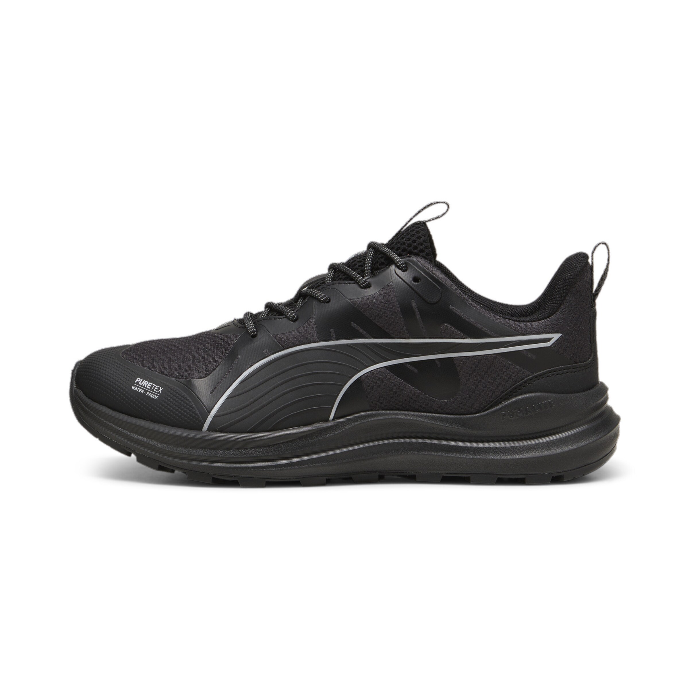 PUMA Running Shoes in Black: front