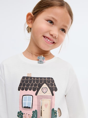 MANGO KIDS Shirt 'House' in Weiß