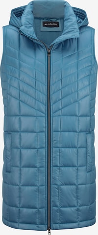 Ulla Popken Bodywarmer in Blauw: voorkant