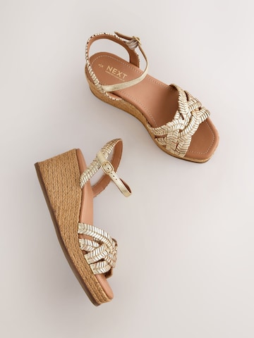 Sandales à lanières 'Forever Comfort' Next en or